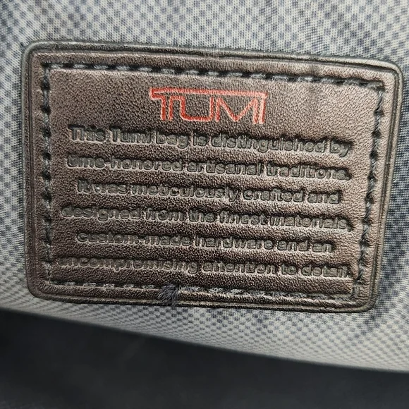 Tumi Expandable Briefcase Laptop Messenger Bag Black - Picture 10 of 16